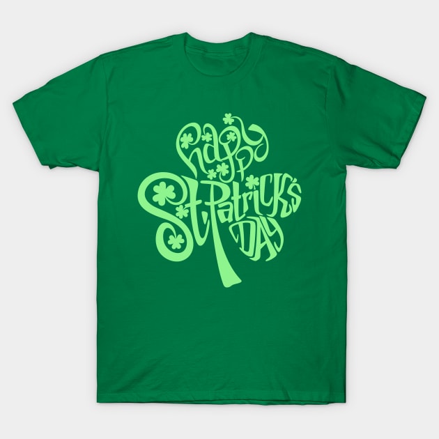 Happy St. Patrick's Day T-Shirt by BadCatDesigns